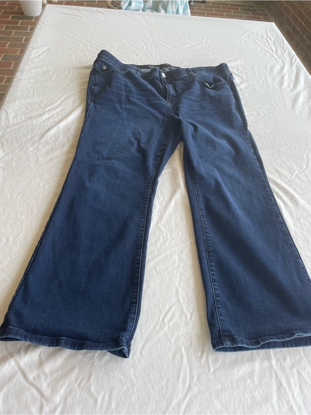 👖 Torrid Size 18R Sky High Kick Boot Super Soft Dark Wash Stretch Jeans